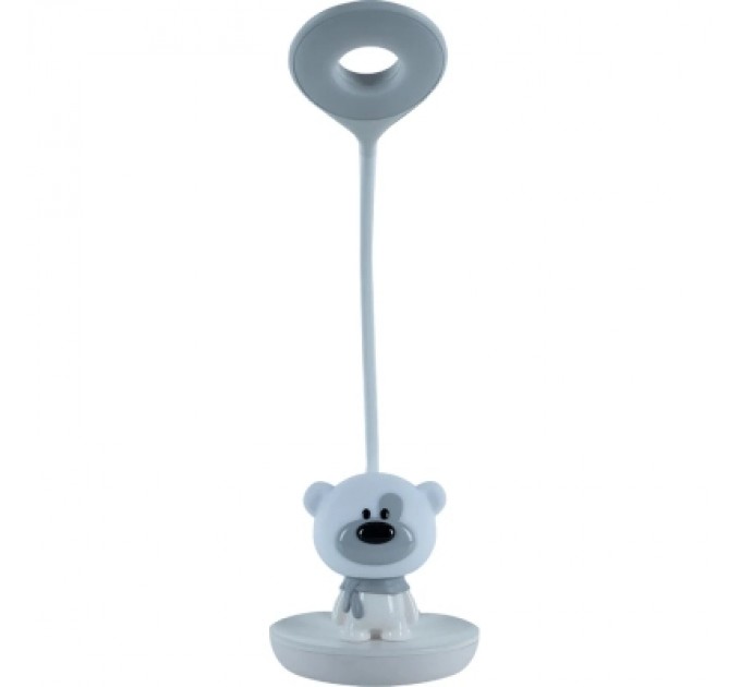 Kite Настільна лампа Kite Bear LED з акумулятором, біла (K24-492-2-1)
