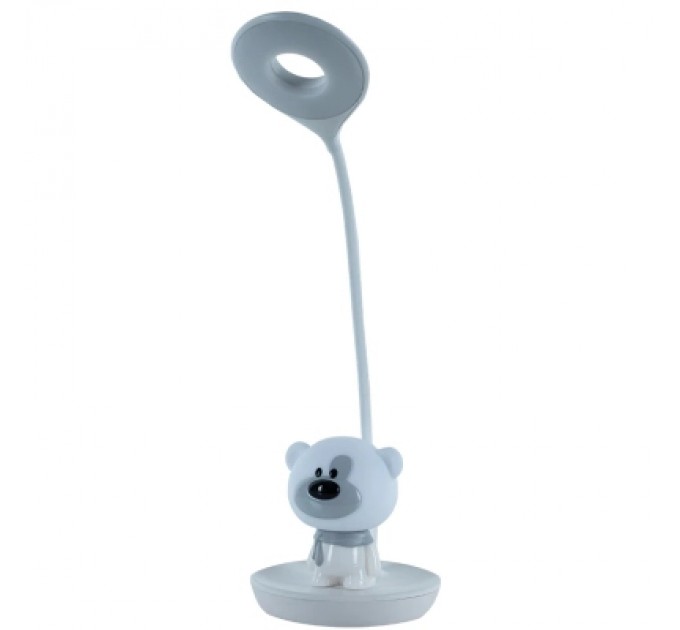 Kite Настільна лампа Kite Bear LED з акумулятором, біла (K24-492-2-1)