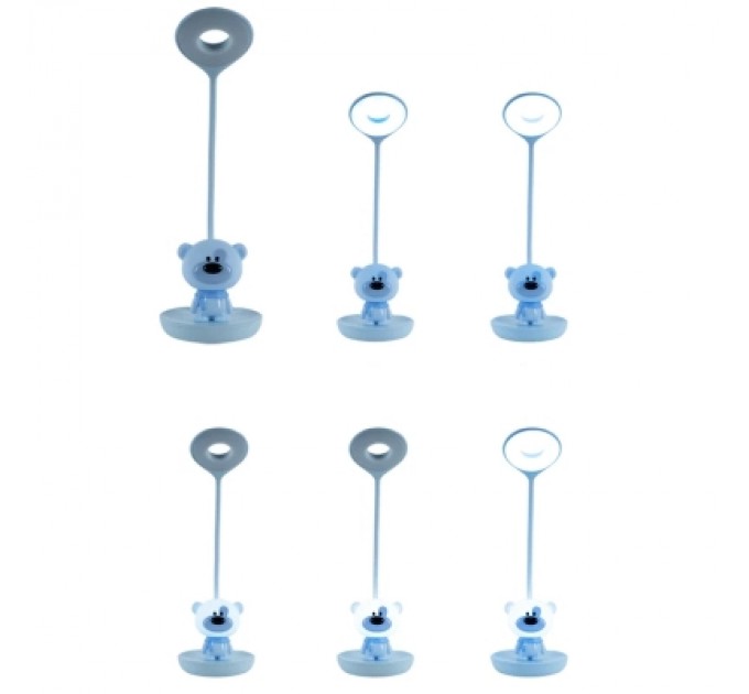 Kite Настільна лампа Kite Bear LED з акумулятором, блакитна (K24-492-2-3)