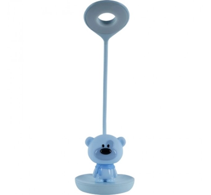 Kite Настільна лампа Kite Bear LED з акумулятором, блакитна (K24-492-2-3)