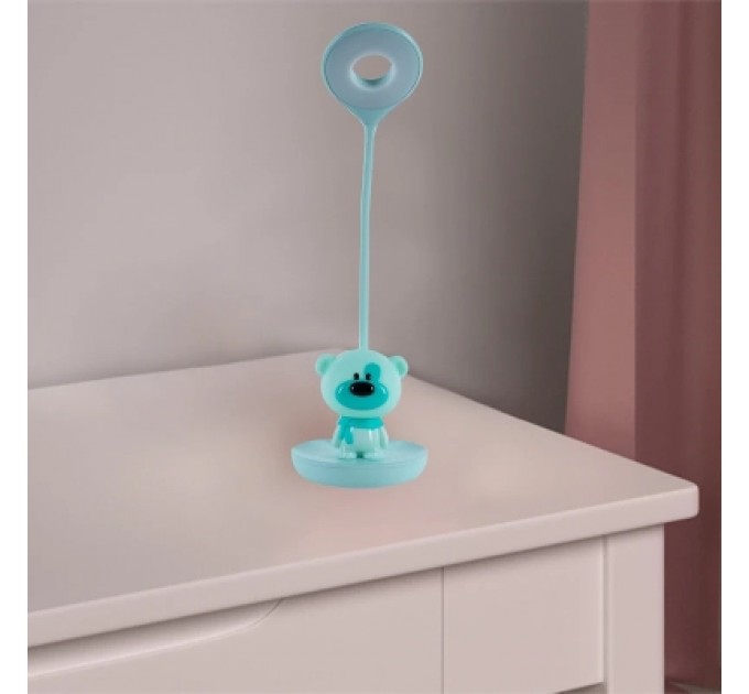 Kite Настільна лампа Kite Bear LED з акумулятором, зелена (K24-492-2-4)
