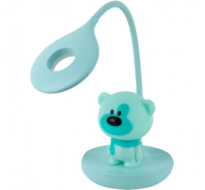 Kite Настільна лампа Kite Bear LED з акумулятором, зелена (K24-492-2-4)