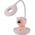 Kite Настільна лампа Kite Bear LED з акумулятором, рожева (K24-492-2-2)