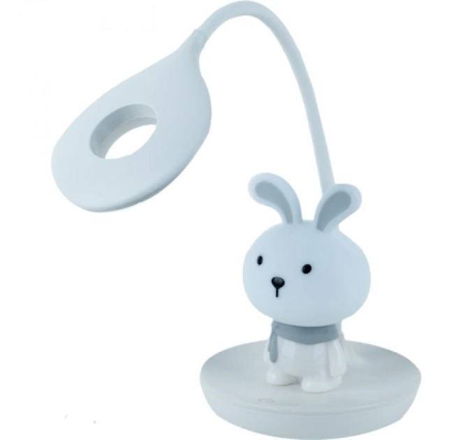 Kite Настільна лампа Kite Bunny LED з акумулятором, біла (K24-492-1-1)