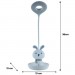 Kite Настільна лампа Kite Bunny LED з акумулятором, біла (K24-492-1-1)