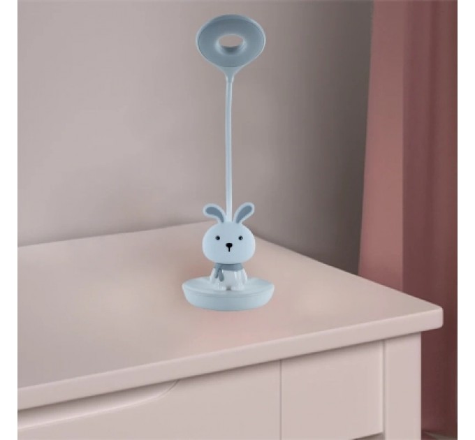 Kite Настільна лампа Kite Bunny LED з акумулятором, біла (K24-492-1-1)