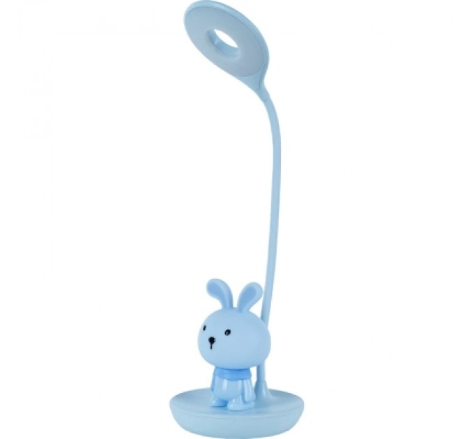Kite Настільна лампа Kite Bunny LED з акумулятором, блакитна (K24-492-1-3)