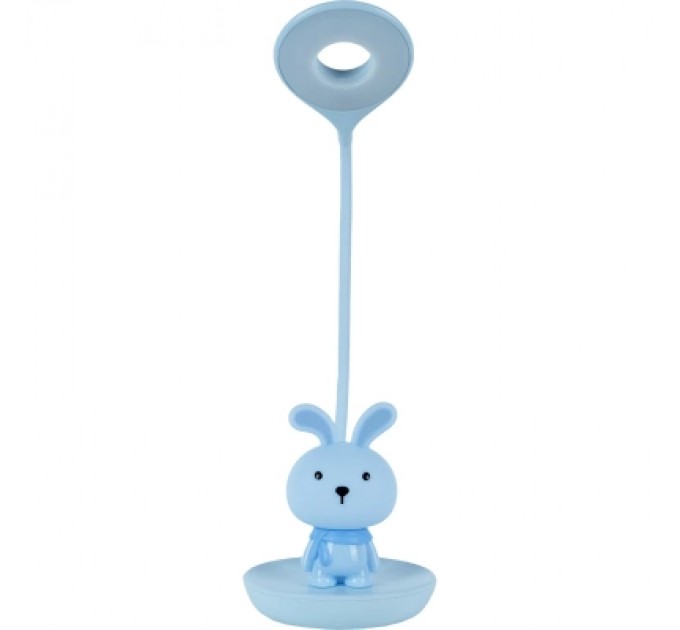Kite Настільна лампа Kite Bunny LED з акумулятором, блакитна (K24-492-1-3)