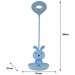 Kite Настільна лампа Kite Bunny LED з акумулятором, блакитна (K24-492-1-3)