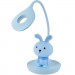 Kite Настільна лампа Kite Bunny LED з акумулятором, блакитна (K24-492-1-3)