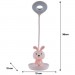 Kite Настільна лампа Kite Bunny LED з акумулятором, рожева (K24-492-1-2)