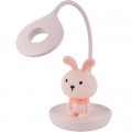Kite Настільна лампа Kite Bunny LED з акумулятором, рожева (K24-492-1-2)