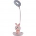 Kite Настільна лампа Kite Bunny LED з акумулятором, рожева (K24-492-1-2)