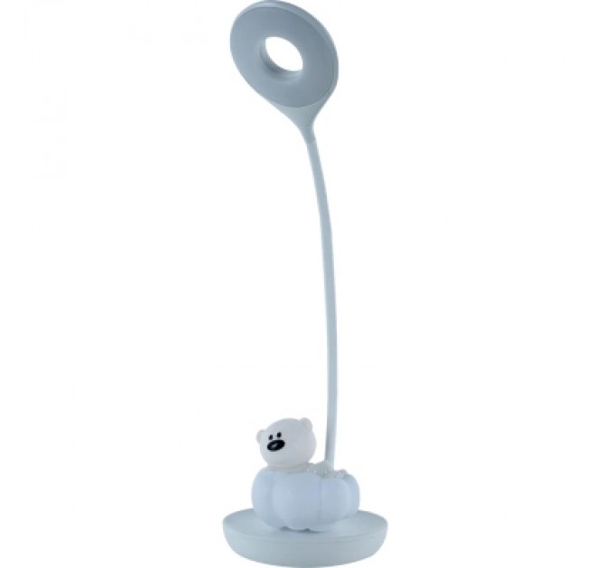Kite Настільна лампа Kite Cloudy Bear LED з акумулятором, біла (K24-493-2-1)