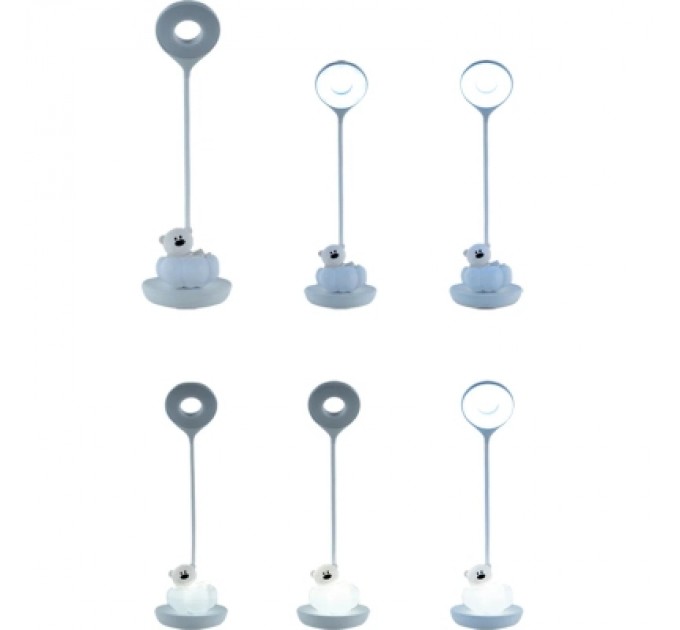 Kite Настільна лампа Kite Cloudy Bear LED з акумулятором, рожева (K24-493-2-2)