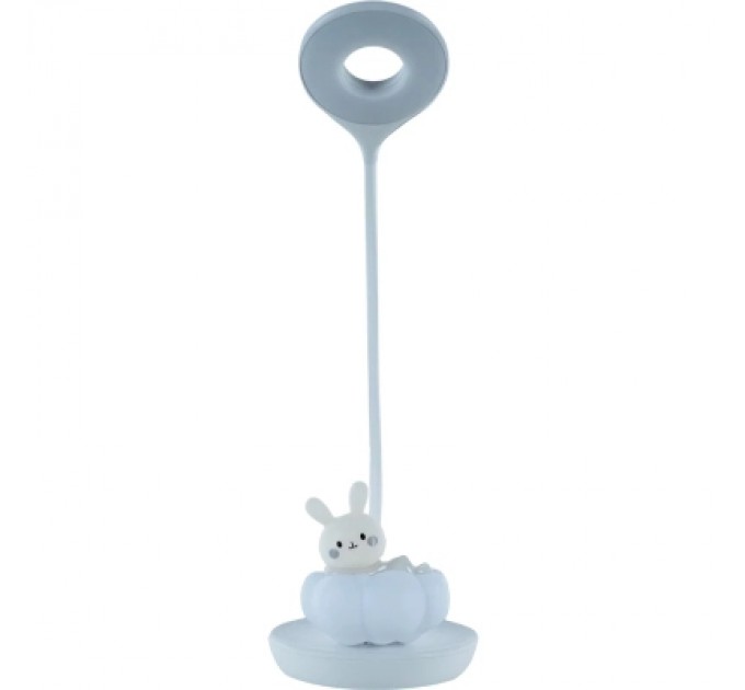 Kite Настільна лампа Kite Cloudy Bunny LED з акумулятором , біла (K24-493-1-1)
