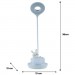 Kite Настільна лампа Kite Cloudy Bunny LED з акумулятором , біла (K24-493-1-1)