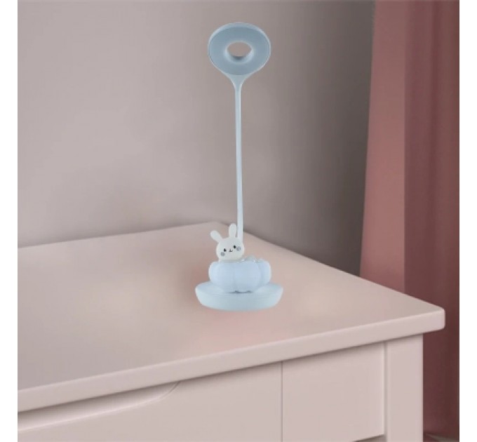 Kite Настільна лампа Kite Cloudy Bunny LED з акумулятором , біла (K24-493-1-1)