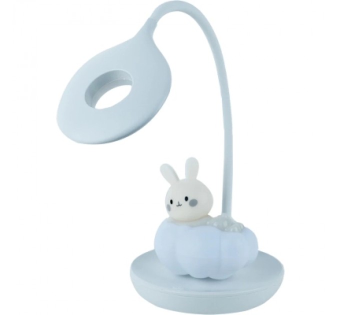 Kite Настільна лампа Kite Cloudy Bunny LED з акумулятором , біла (K24-493-1-1)