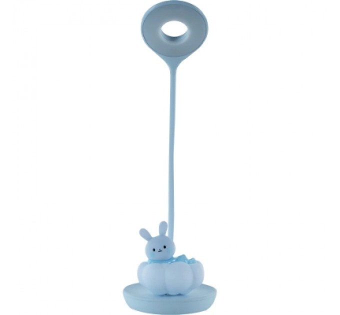 Kite Настільна лампа Kite Cloudy Bunny LED з акумулятором, блакитна (K24-493-1-3)