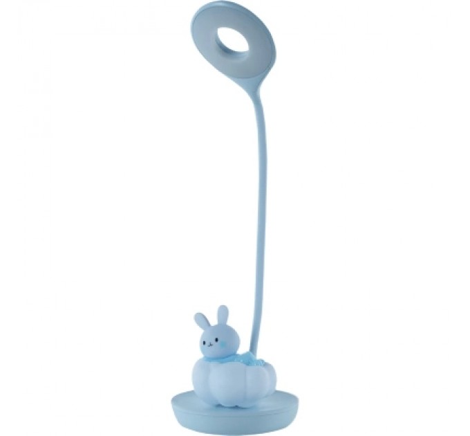 Kite Настільна лампа Kite Cloudy Bunny LED з акумулятором, блакитна (K24-493-1-3)