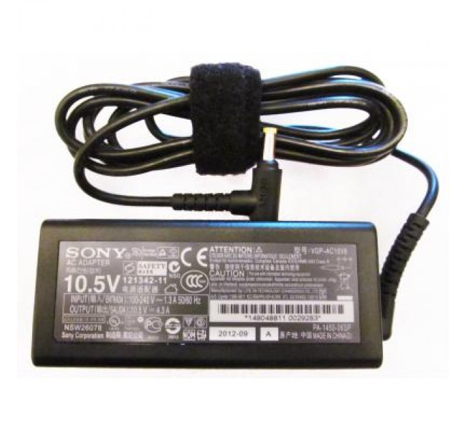 Sony Блок живлення до ноутбуку Sony 45W 10.5V 4.3A разъем 4.8/1.7 (VGP-AC10V8)