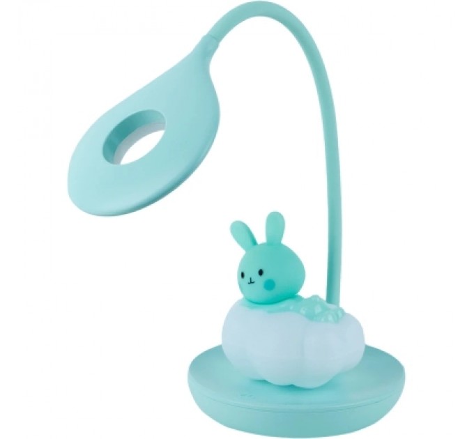 Kite Настільна лампа Kite Cloudy Bunny LED з акумулятором, зелена (K24-493-1-4)