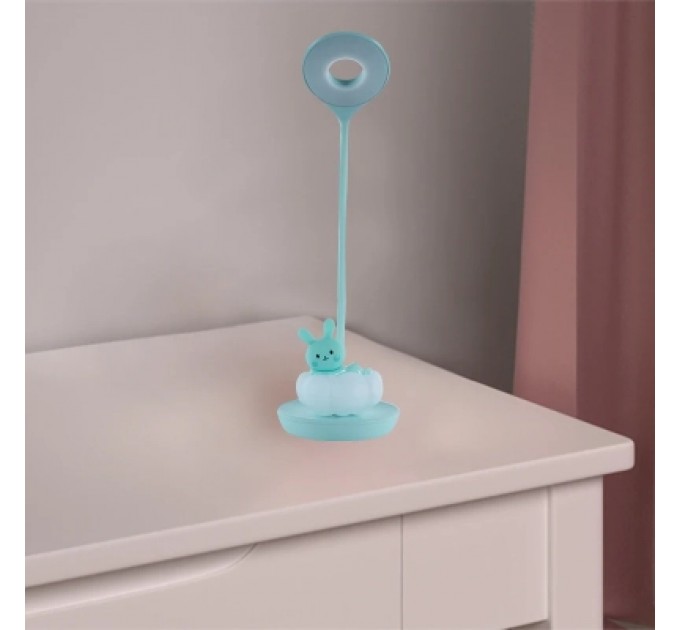Kite Настільна лампа Kite Cloudy Bunny LED з акумулятором, зелена (K24-493-1-4)