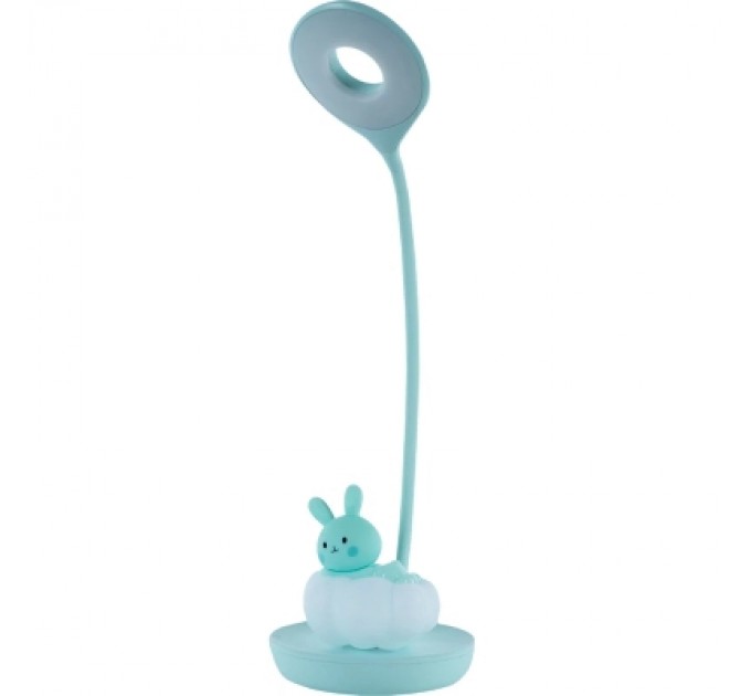 Kite Настільна лампа Kite Cloudy Bunny LED з акумулятором, зелена (K24-493-1-4)