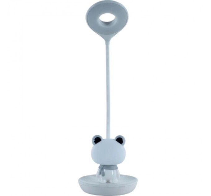 Kite Настільна лампа Kite Froggy LED з акумулятором, біла (K24-492-3-1)