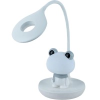 Настільна лампа Kite Froggy LED з акумулятором, біла (K24-492-3-1)