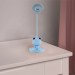 Kite Настільна лампа Kite Froggy LED з акумулятором, блакитна (K24-492-3-3)