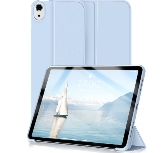 BeCover Чохол до планшета BeCover Tri Fold Soft TPU Silicone Apple iPad 10.9" 2022 Light Blue (708522)