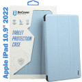 BeCover Чохол до планшета BeCover Tri Fold Soft TPU Silicone Apple iPad 10.9" 2022 Light Blue (708522)