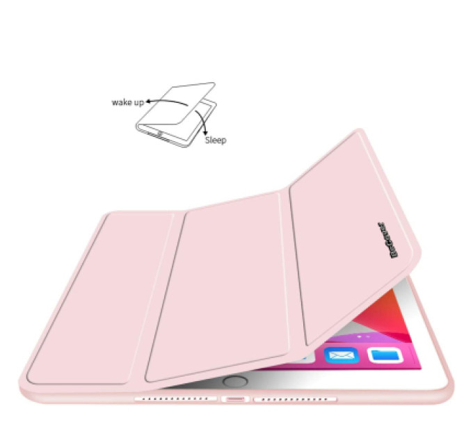 BeCover Чохол до планшета BeCover Tri Fold Soft TPU Silicone Apple iPad 10.9" 2022 Pink (708523)