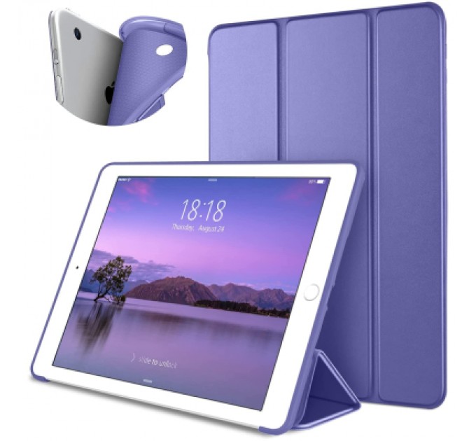 BeCover Чохол до планшета BeCover Tri Fold Soft TPU Silicone Apple iPad 9.7 2017/2018 A1822/A1823/A1893/A1954 Purple (706880)