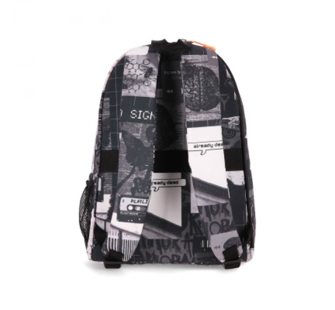 Bagland Рюкзак для ноутбука Bagland 14" Stylish M 17L+print, black-white 1343/00549694 (1118320661)