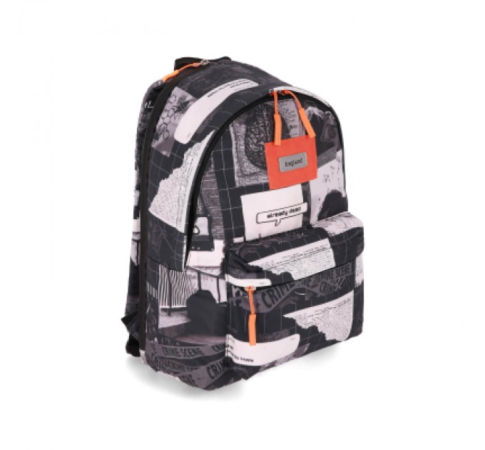 Bagland Рюкзак для ноутбука Bagland 14" Stylish M 17L+print, black-white 1343/00549694 (1118320661)