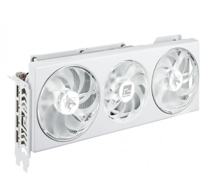 PowerColor Відеокарта AMD Radeon RX 7800 XT 16GB GDDR6 Hellhound Spectral White PowerColor (RX 7800 XT 16G-L/OC/WHITE)