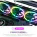 NZXT Кулер до корпусу NZXT F120RGB Duo-120mm Dual-sideRGB Fan-Tripl (RF-D12TF-B1)