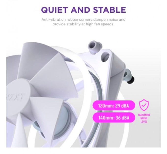 NZXT Кулер до корпусу NZXT F120RGB Duo-120mm Dual-sideRGB Fan-Tripl (RF-D12TF-W1)