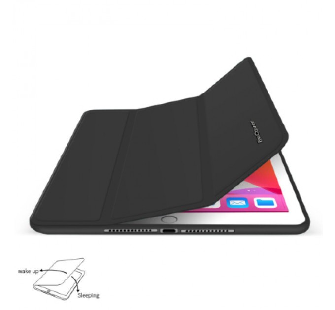 BeCover Чохол до планшета BeCover Tri Fold Soft TPU mount Apple Pencil Apple iPad 10.2 2019/2020/2021 Black (706742)