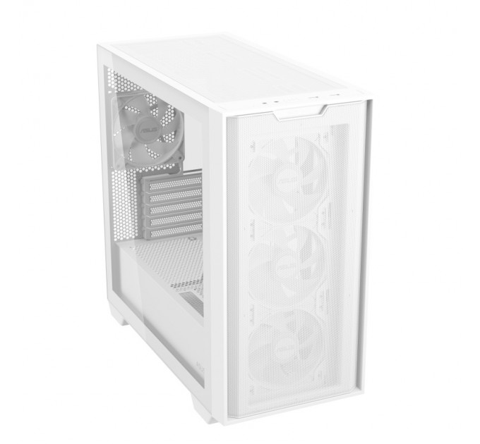 ASUS Корпус Asus A21 Plus White Tempered Glass без БЖ (90DC00H3-B19010)