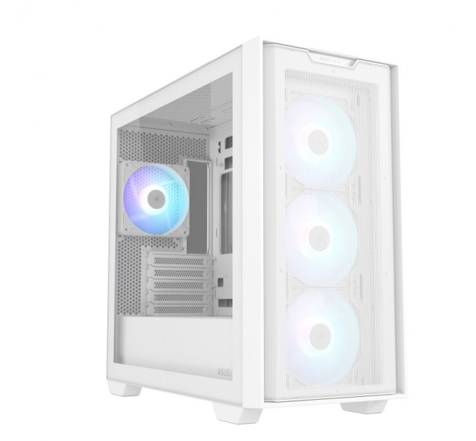 ASUS Корпус Asus A21 Plus White Tempered Glass без БЖ (90DC00H3-B19010)