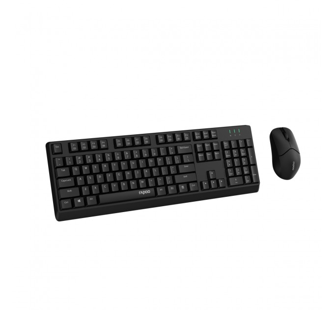 Rapoo Комплект (клавіатура, миша) Rapoo X1500 Wireless Black