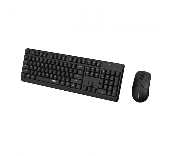 Rapoo Комплект (клавіатура, миша) Rapoo X1500 Wireless Black