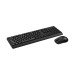 Rapoo Комплект (клавіатура, миша) Rapoo X1500 Wireless Black