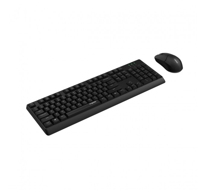 Rapoo Комплект (клавіатура, миша) Rapoo X1500 Wireless Black