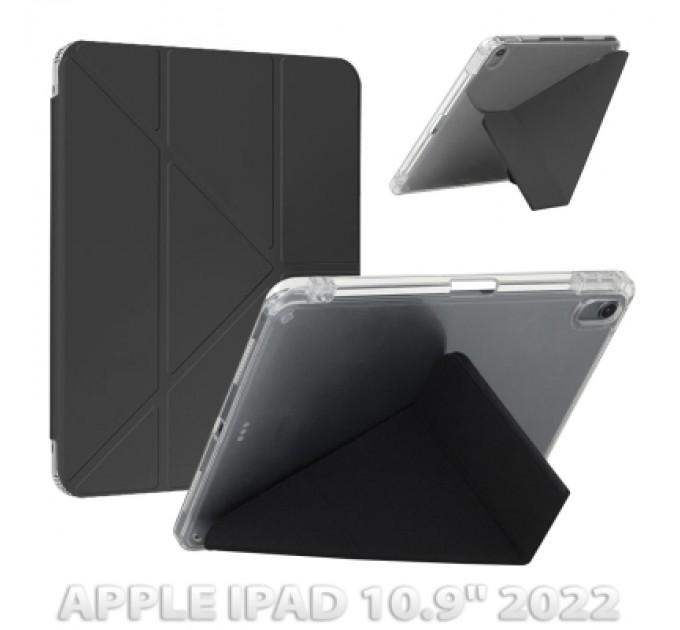 BeCover Чохол до планшета BeCover Ultra Slim Origami Transparent Apple iPad 10.9" 2022 Black (712938)