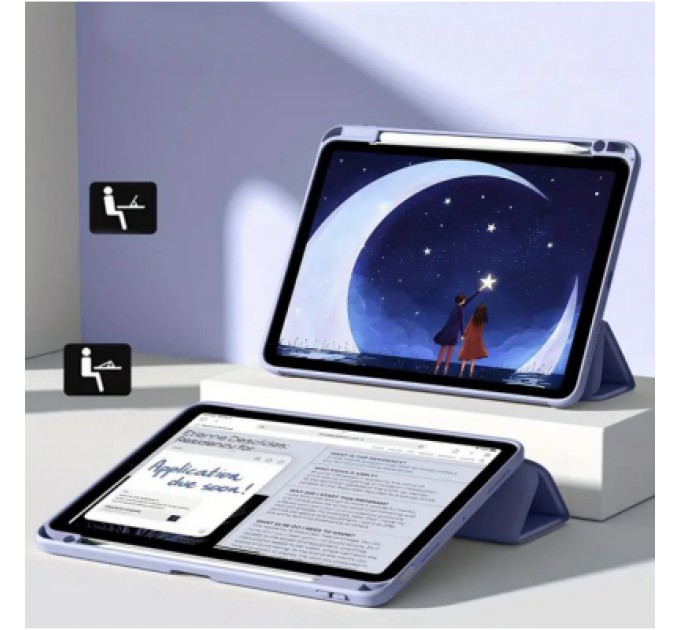 BeCover Чохол до планшета BeCover Soft Edge TPU Apple Pencil Apple iPad Air (4/5) 2020/2022 10.9" Purple (711701)